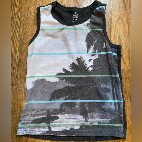 Tank Top Shorts Kids Boys Beach Vibes Palm TreesSize 4/5 Summer Bundle - Picture 7 of 8